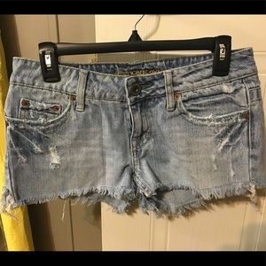 American Eagle distressed shorts
